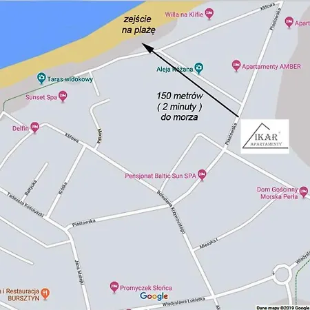 Ikar Blisko Morza 公寓 *